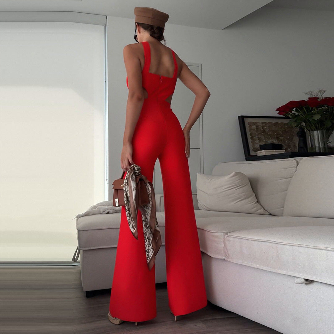 Women's Halter Bandage Jumpsuit