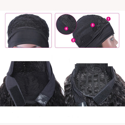 Human Hair Straight With Headband
