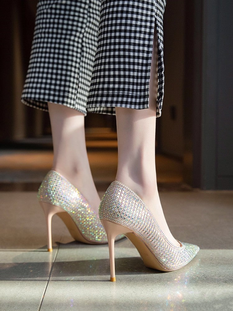 Elegant High Heels Pointed Pumps