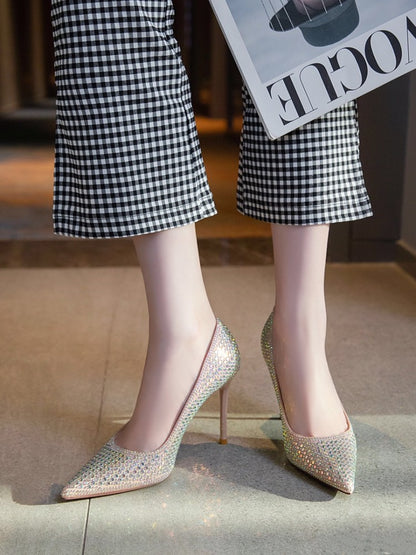 Elegant High Heels Pointed Pumps