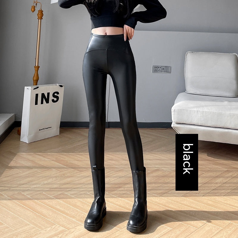 New PU Leather Women's Leggins
