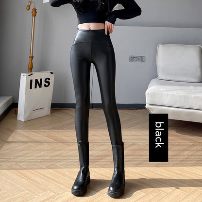 New PU Leather Women's Leggins